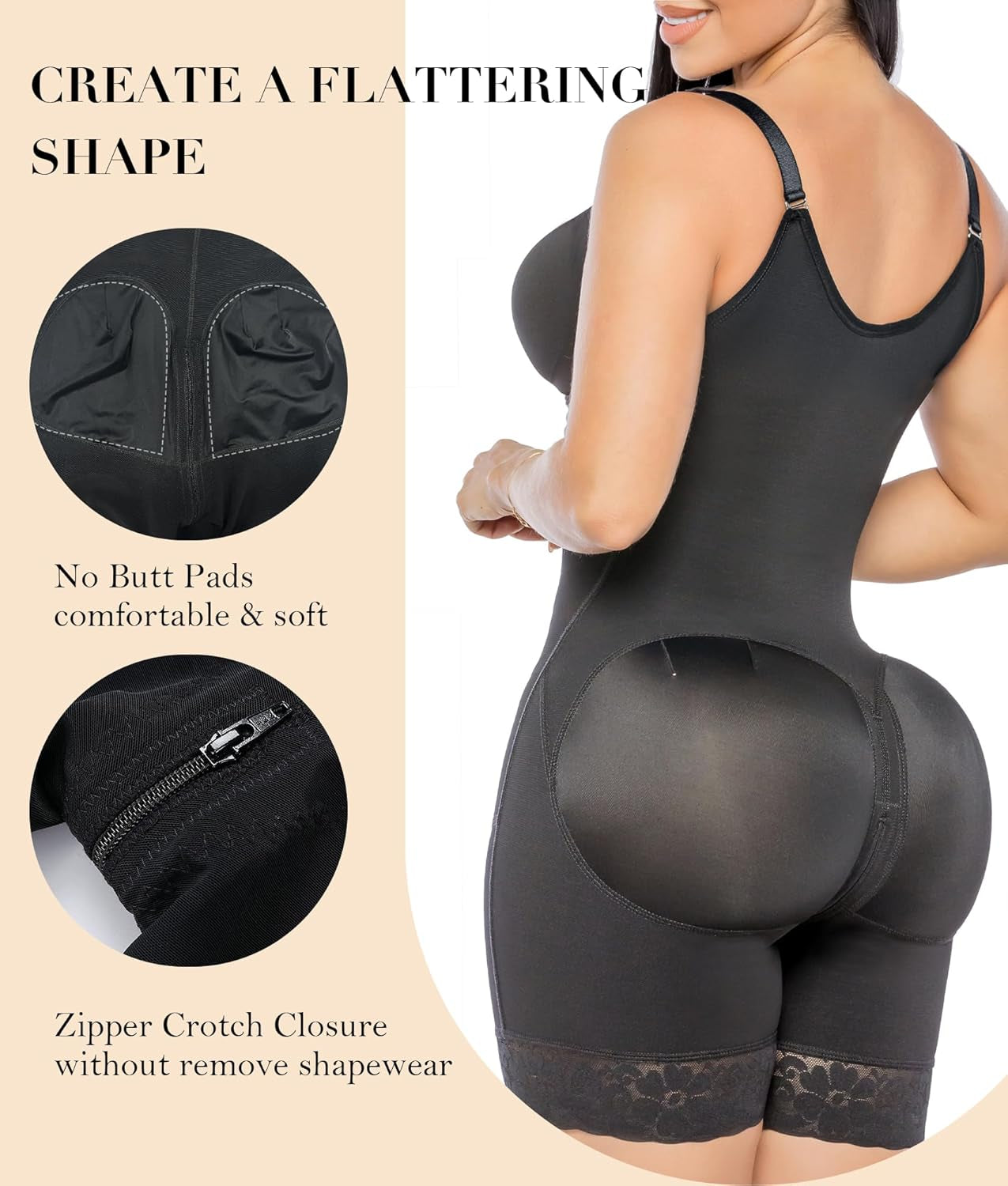 Woman wearing YIANNA fajas for body contouring