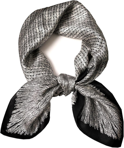 Neck Scarf for Womens Silky Head Scarves Hair Bandanas Square Scarf Fashion Accessories Lightweight