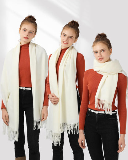 Scarfs for Women Pashmina Shawls and Wraps for Evening Dress Bridesmaid Wedding Bridal Winter Warm Long Large Scarves