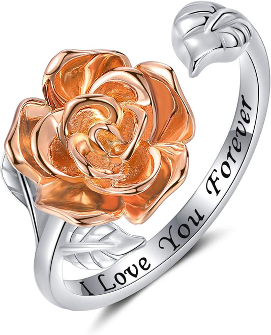 925 sterling silver adjustable paw ring for women on hand