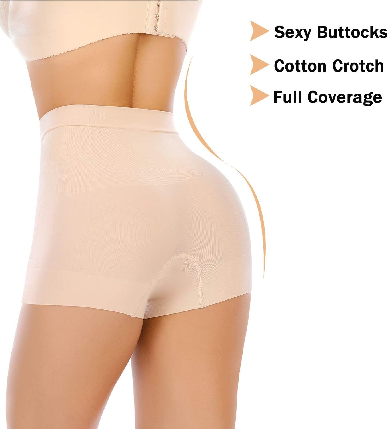 Seamless boyshorts preventing visible panty lines