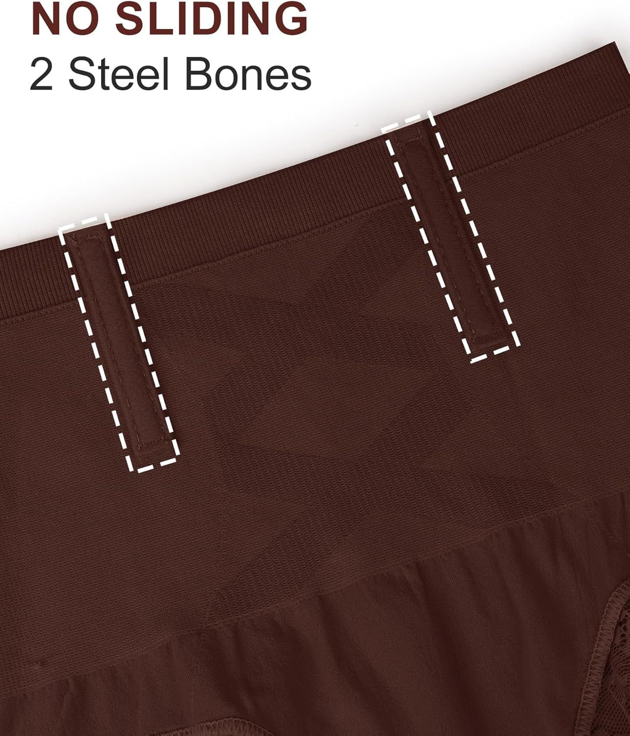 Ladies briefs featuring comfortable fabric and lace trim