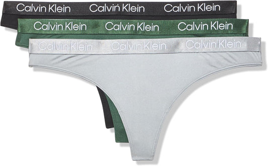 Calvin Klein Motive women's micro stretch thong underwear multipack