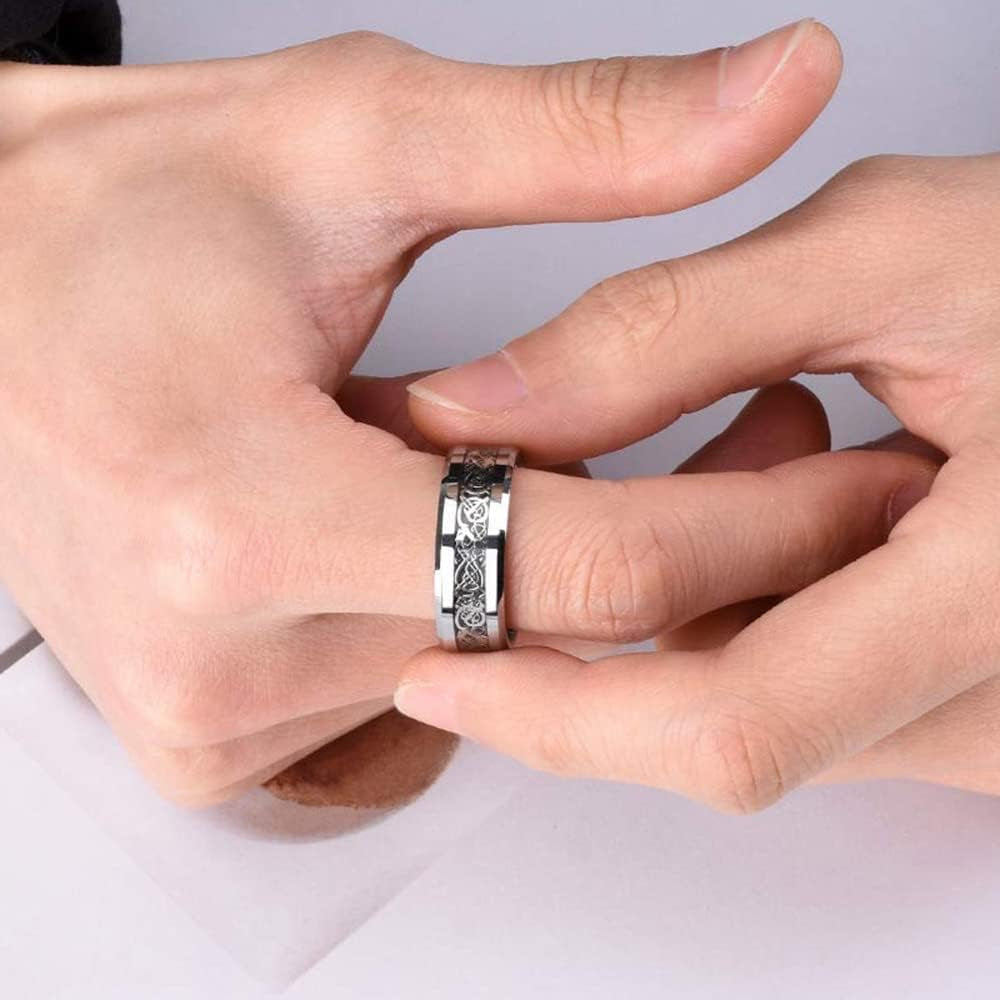Couple rings set in black velvet gift bag packaging