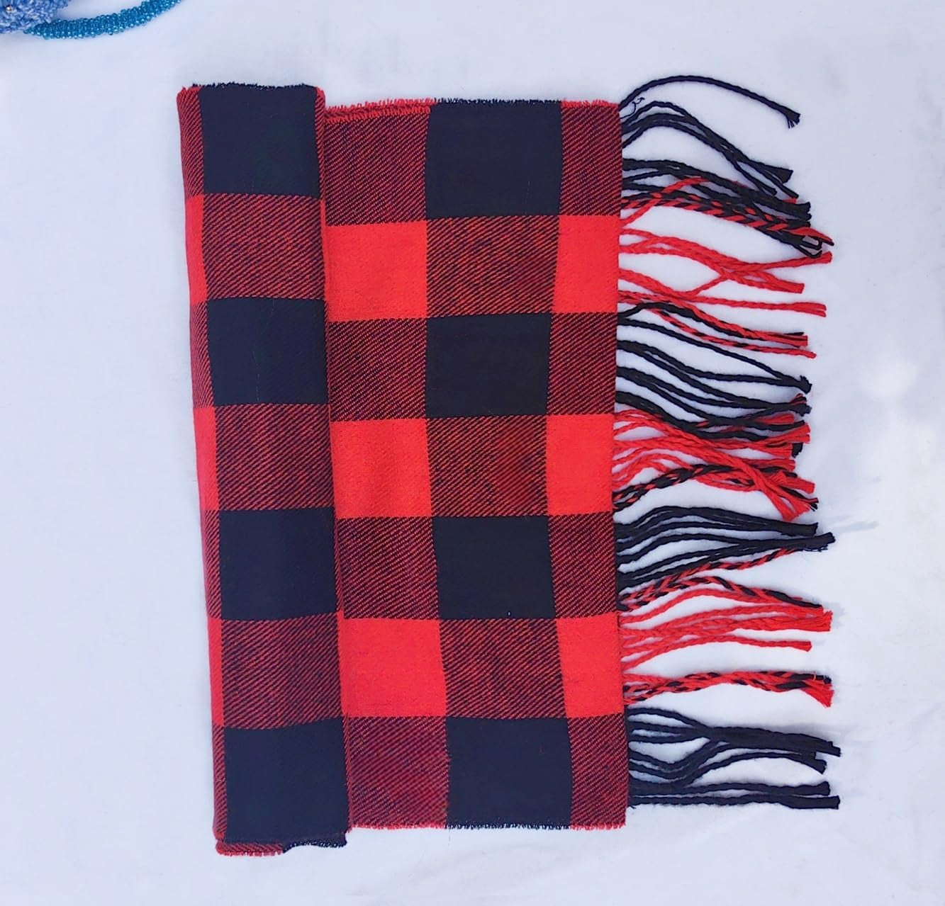 Wander Agio Winter Kids Scarf Warm Shawls Scarves Parent-Child Scarf Womens Plaid Scarfs Small