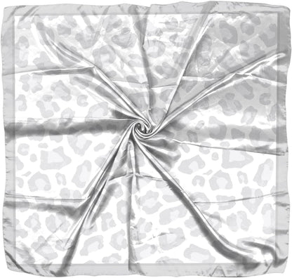 Scarf Silk Feeling Square Satin Head Hair Scarf Wrap 27.5 Inches Headwear Aesthetic Cute Decoration Women Girls