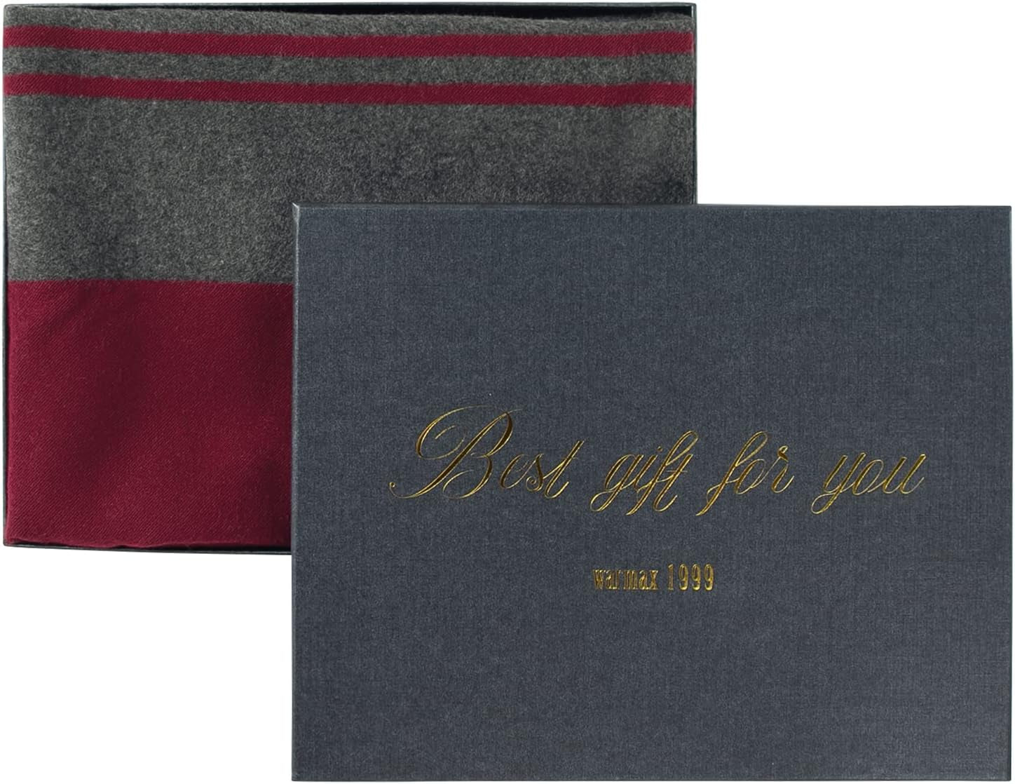 American Trends Mens Winter Warm Long Soft Scarf Plaid Tassel Scarf for Men Soft Classic Scarves