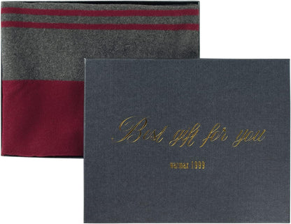 American Trends Mens Winter Warm Long Soft Scarf Plaid Tassel Scarf for Men Soft Classic Scarves