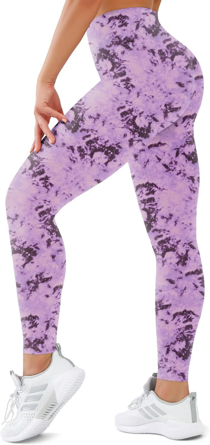 High Waisted Leggings for Women Tummy Control Buttery Soft Yoga Pants Womens Gym Workout Running Leggings