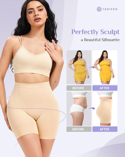 Seamless shapewear shorts premium fabric close up