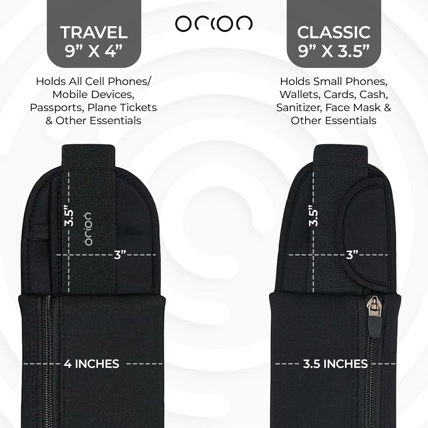 Slim fanny pack for women and men travel style