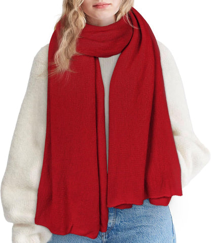 Womens Winter Scarf Long Soft Chunky Scarves Warm Blanket Oversized Shawl Wraps