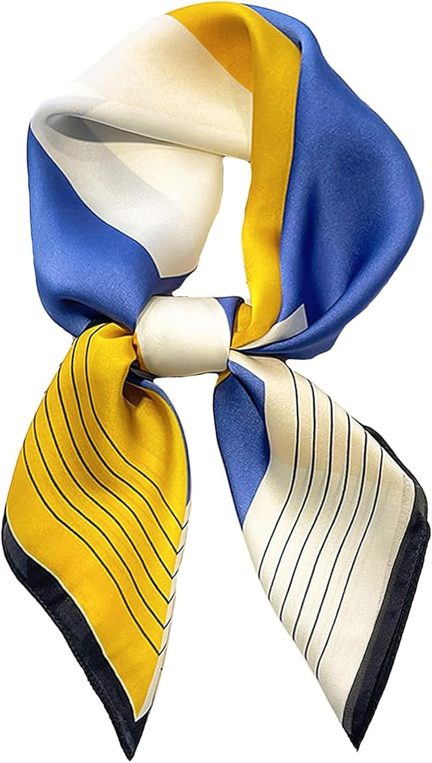 Satin Bandanas Head Scarf for Women Hair Scarves Accessories Lightweight Fashion Wrap Neck Silk Sleeping Headscarf