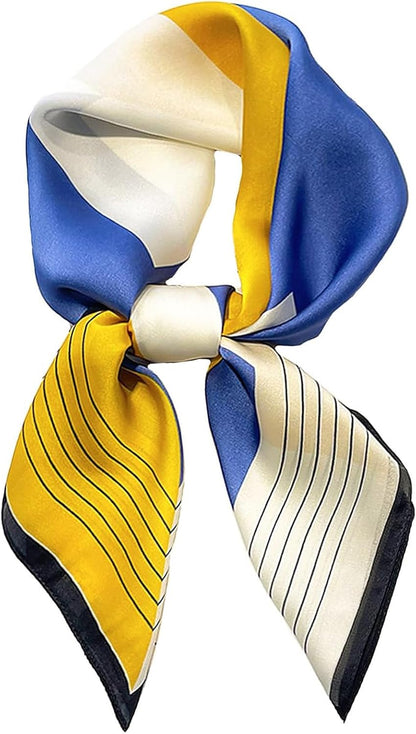 Satin Bandanas Head Scarf for Women Hair Scarves Accessories Lightweight Fashion Wrap Neck Silk Sleeping Headscarf