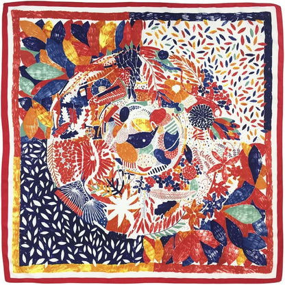 Julunar Silk like Head Scarf for Women - Satin Large Hair Scarves - 35" Square Silk Hair Wrap for Sleeping with Gift Packed