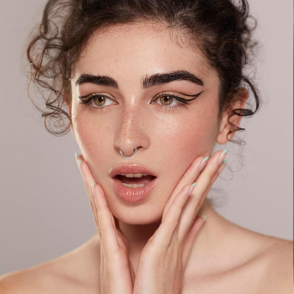 8 Pcs Fake Septum Ring, Fake Nose Ring Hoop, Stainless Steel Faux Septum Piercings, Clip on Lip Rings, Faux Nose Rings for Women Men Non Piercing Noses Jewelry