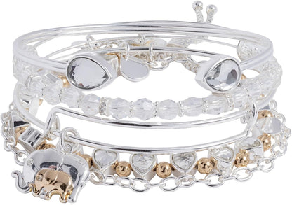 Paw symbol bracelet set by designer Alex and Ani