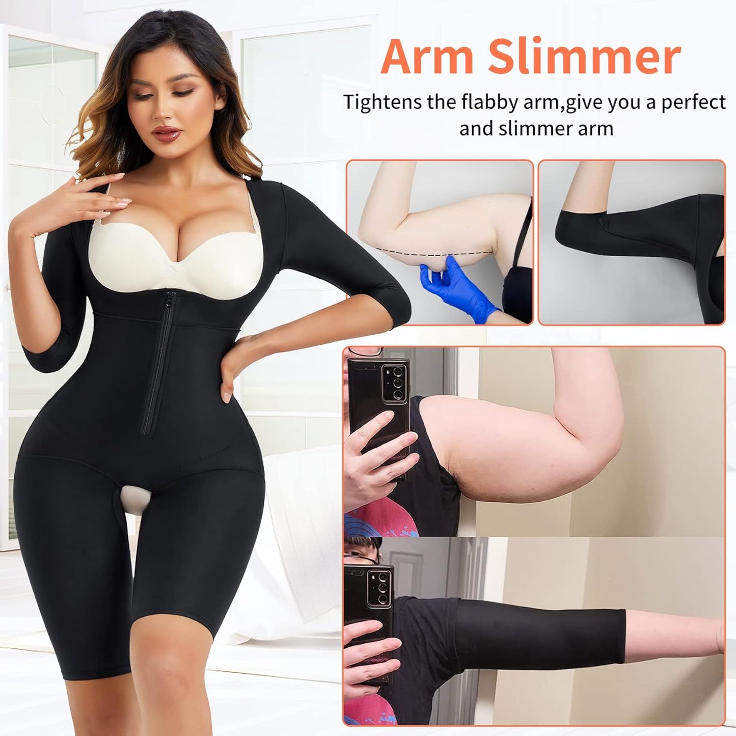 LANCS shapewear tummy control faja back smoothing
