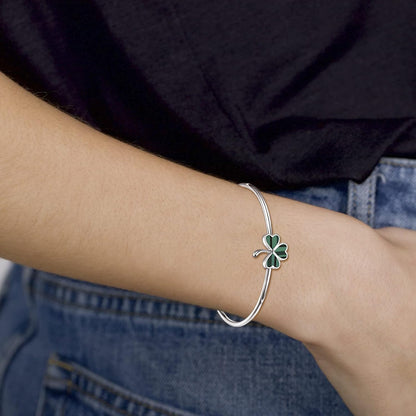 Shamrock St. Patrick'S Day Necklace Earrings Ring Bracelet Jewelry Set Green Three Leaf Heart Clover Jewelry Gift for Women