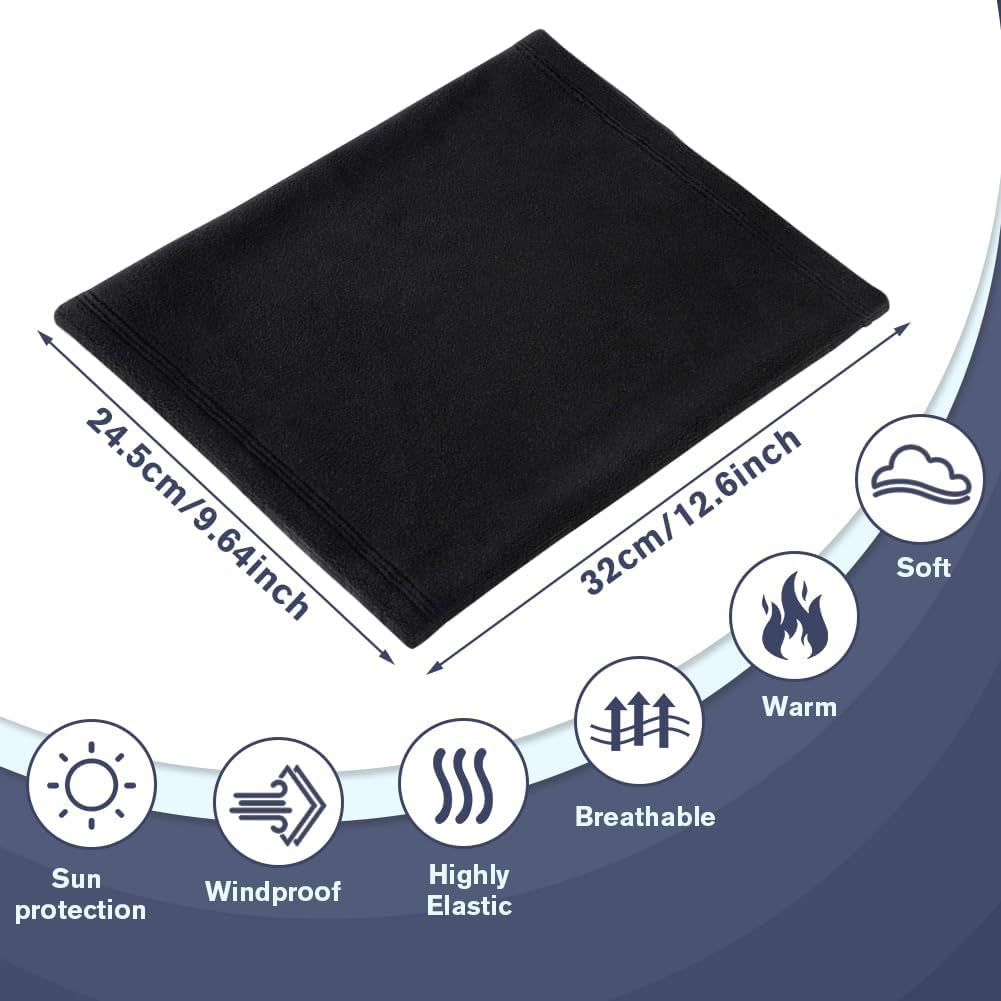 Winter Neck Gaiter Warmer - Face Cover Scarf Windproof Fleece for Men & Women Sport Outdoors Skiing Fishing Hiking
