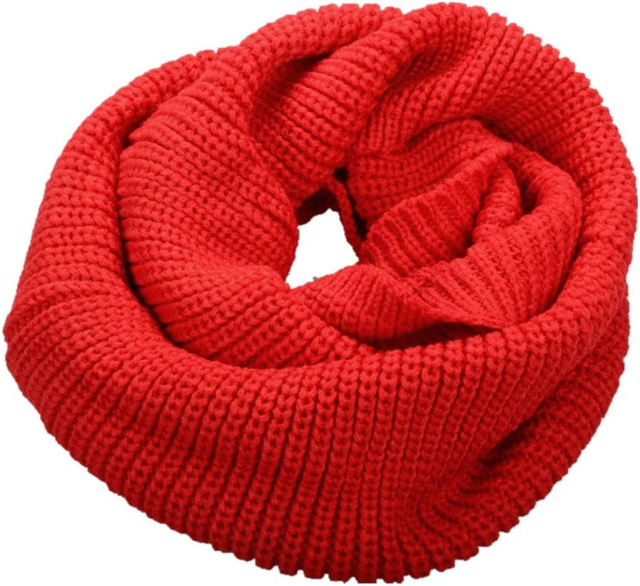 NEOSAN Womens Thick Ribbed Knit Winter Infinity Circle Loop Scarf