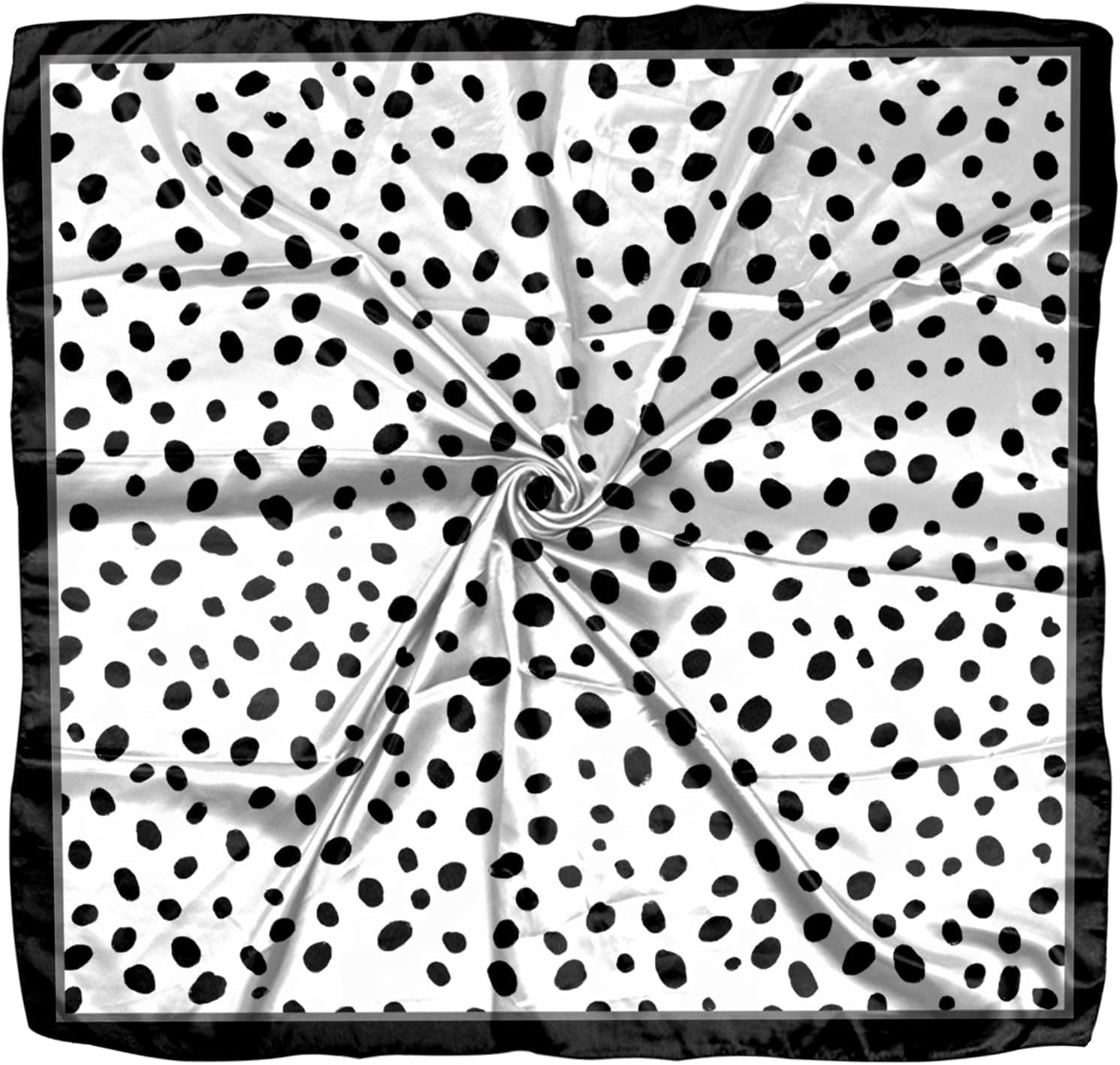 Scarf Silk Feeling Square Satin Head Hair Scarf Wrap 27.5 Inches Headwear Aesthetic Cute Decoration Women Girls