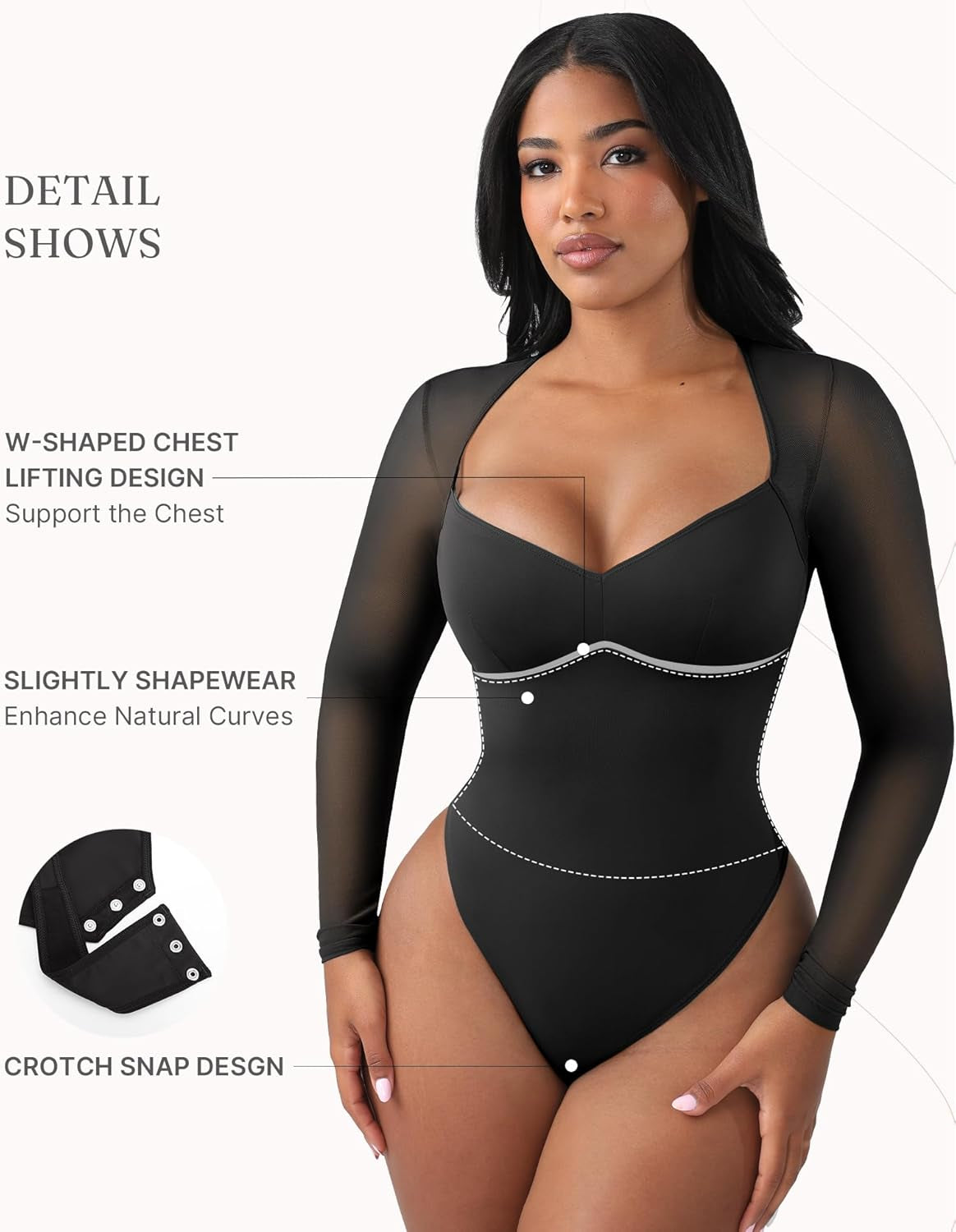 Long sleeve corset bodysuit going out outfit styling