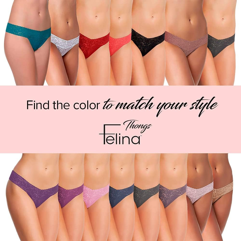 Felina women's thong panties comfort fit waistband detail