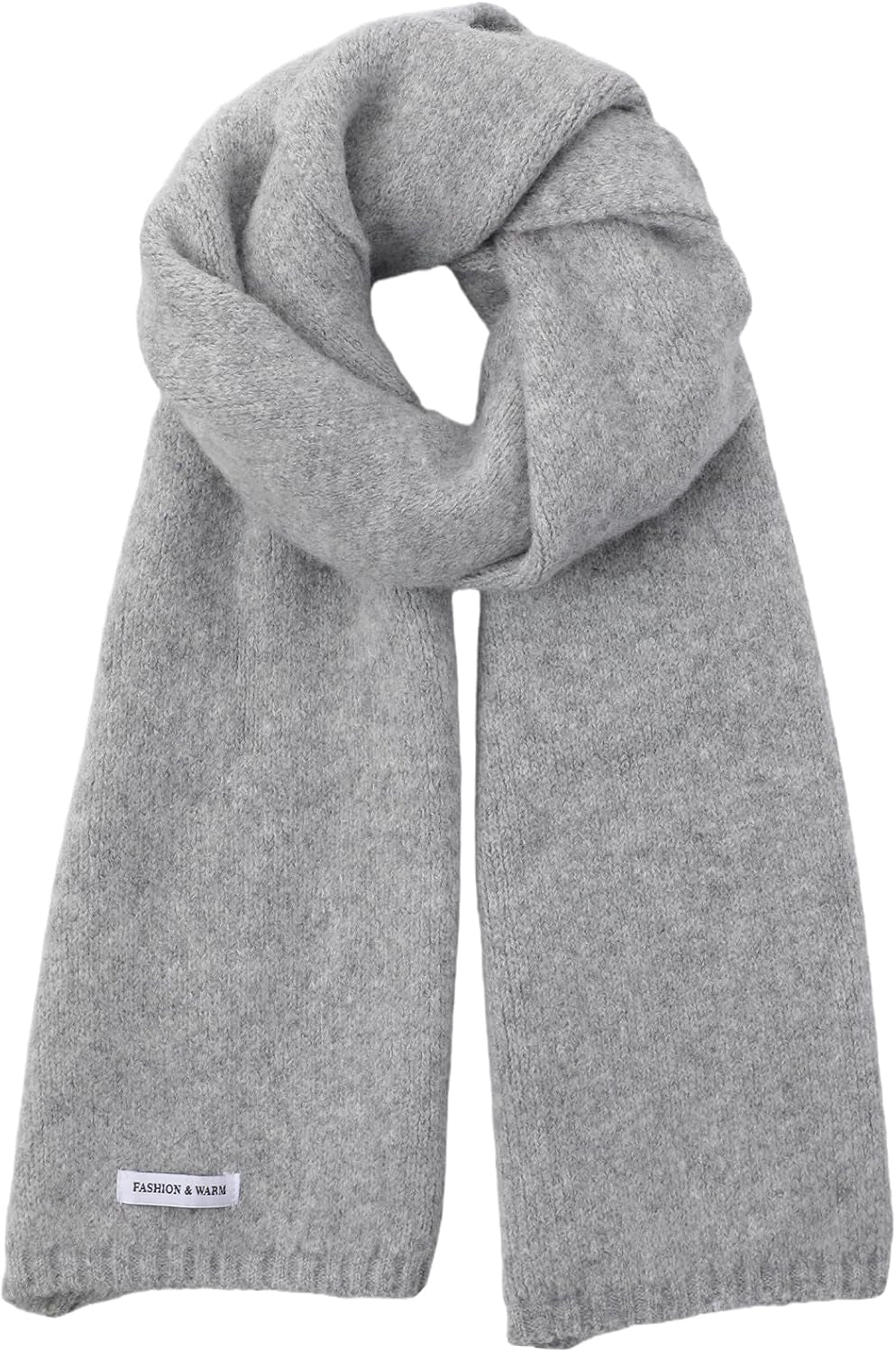 Trifabricy Winter Scarf for Women - Womens Warm Knit Scarf Soft Wrap for Cold Weather Winter Scarfs Fashion Solid Scarves