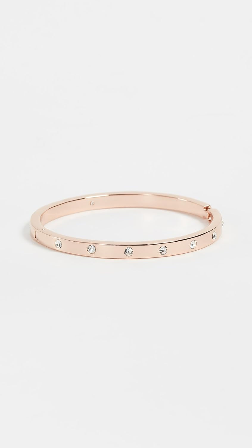Kate Spade New York Set in Stone Metal Hinged Bangle