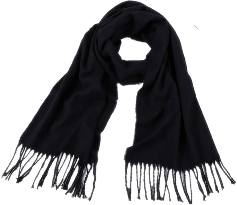 Men'S Scarves Classic Arrival Winter Plaid Scarf Tassel Edge Soft Warm Scarf