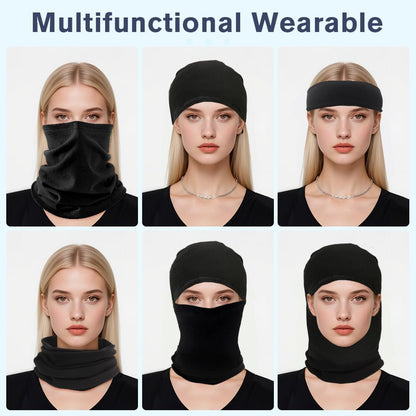 Winter Neck Gaiter Warmer - Face Cover Scarf Windproof Fleece for Men & Women Sport Outdoors Skiing Fishing Hiking