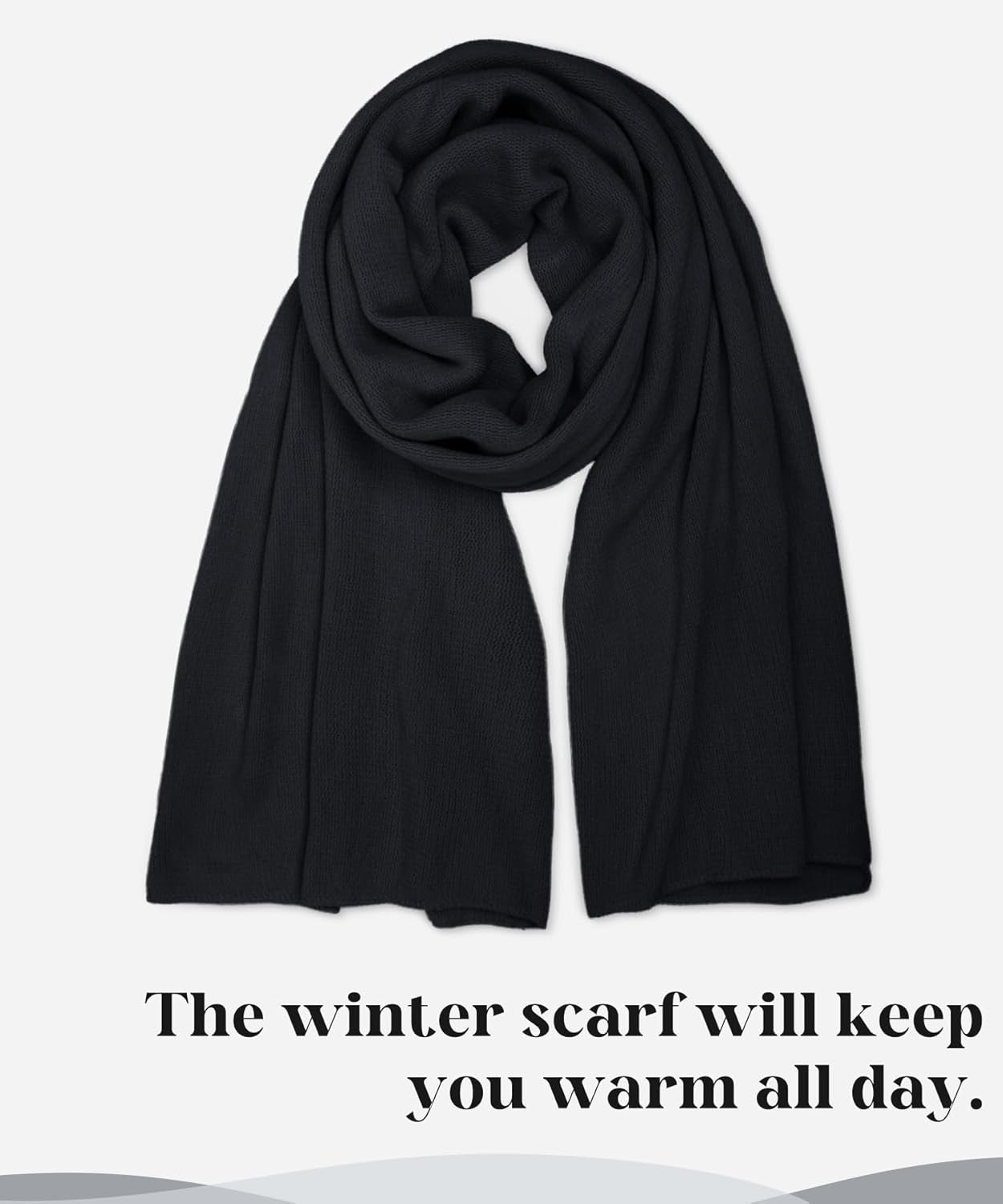 Womens Winter Scarf Long Soft Chunky Scarves Warm Blanket Oversized Shawl Wraps