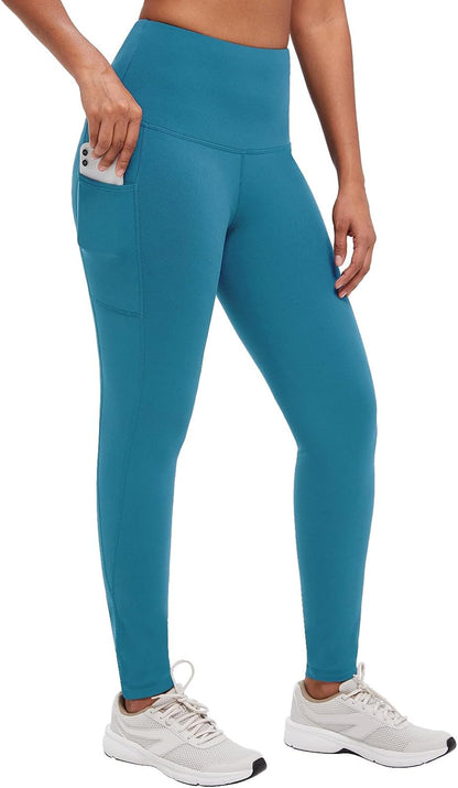 Baleaf Winter Clothing Women Leggings Fleece Lined Tights Thermal Warm Thick Cold Weather Gear 1 Pockets