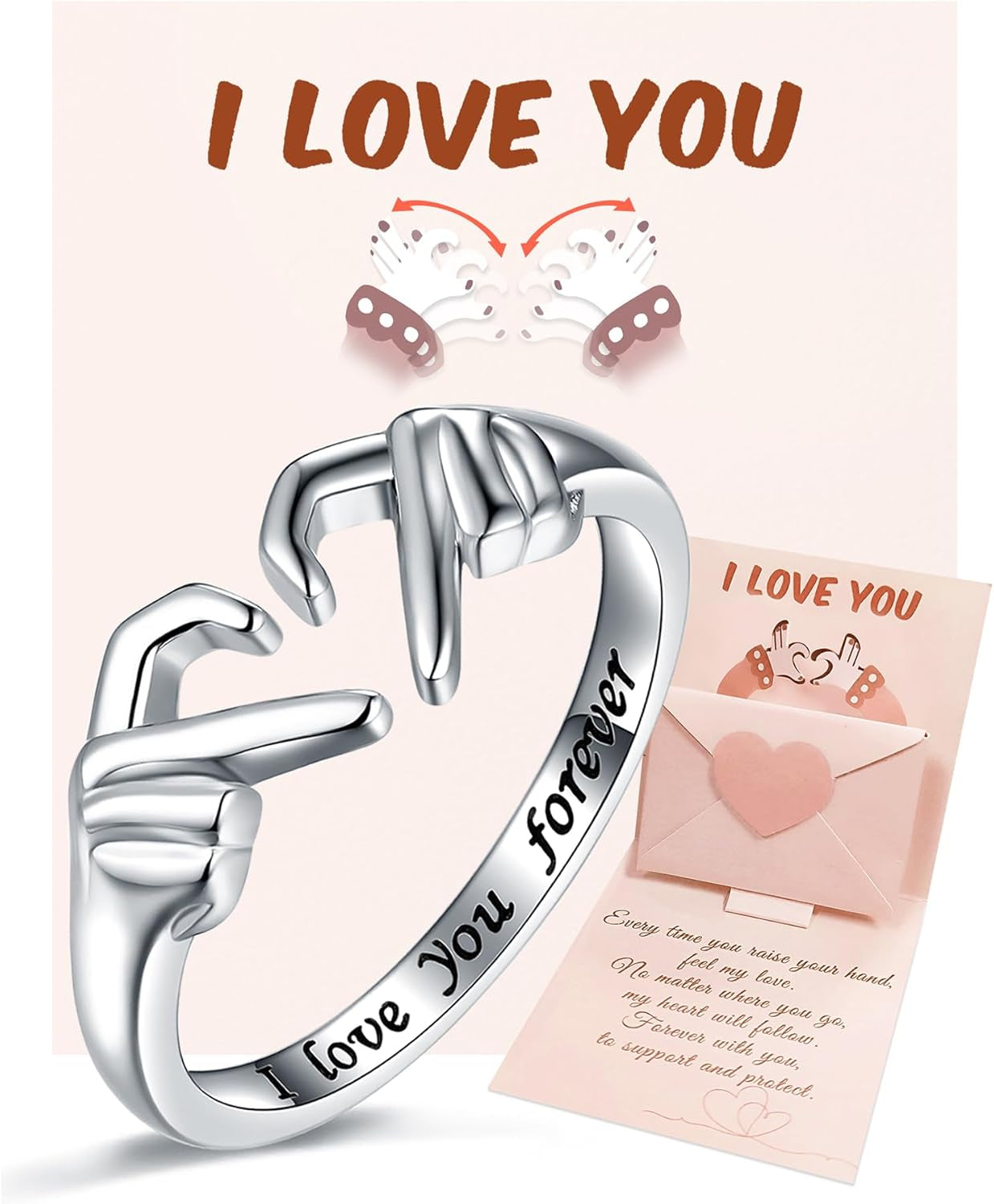 Claddagh ring collection showing white and rose gold options