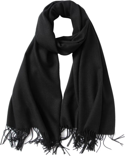 Pashmina Shawl Wrap Soft Cashmere Feel Blanket Scarf for Women, Wedding & Evening Wrap, Winter Warm Fashion Scarves