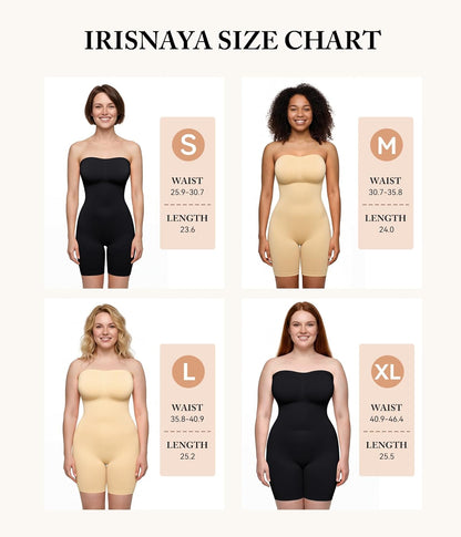 Irisnaya shapewear with removable straps styling options