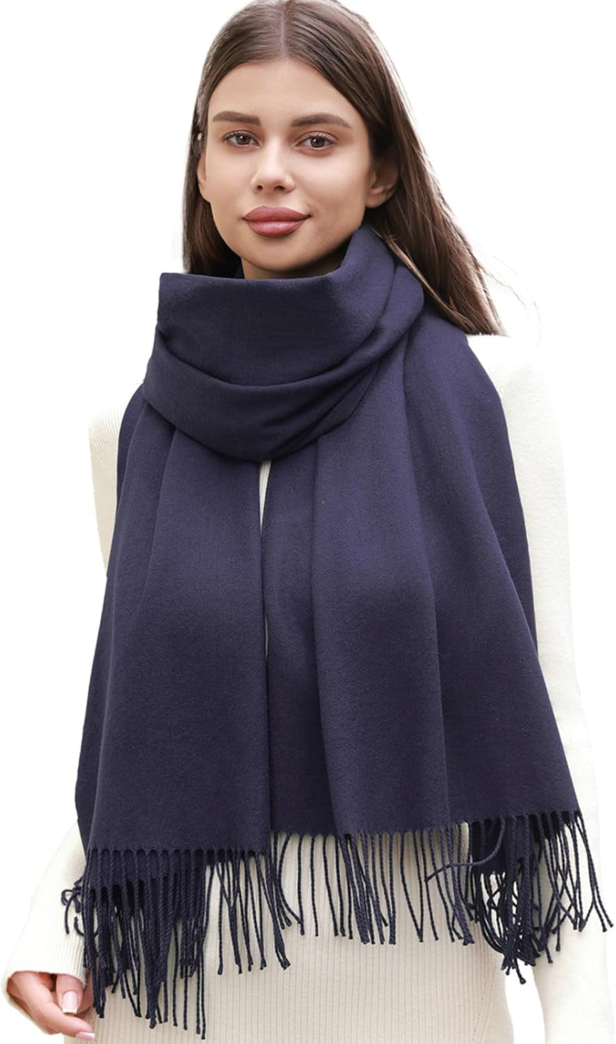 RIIQIICHY Scarf for Women Scarves and Wraps Winter Warm Pashmina Shawl for Cold Weather