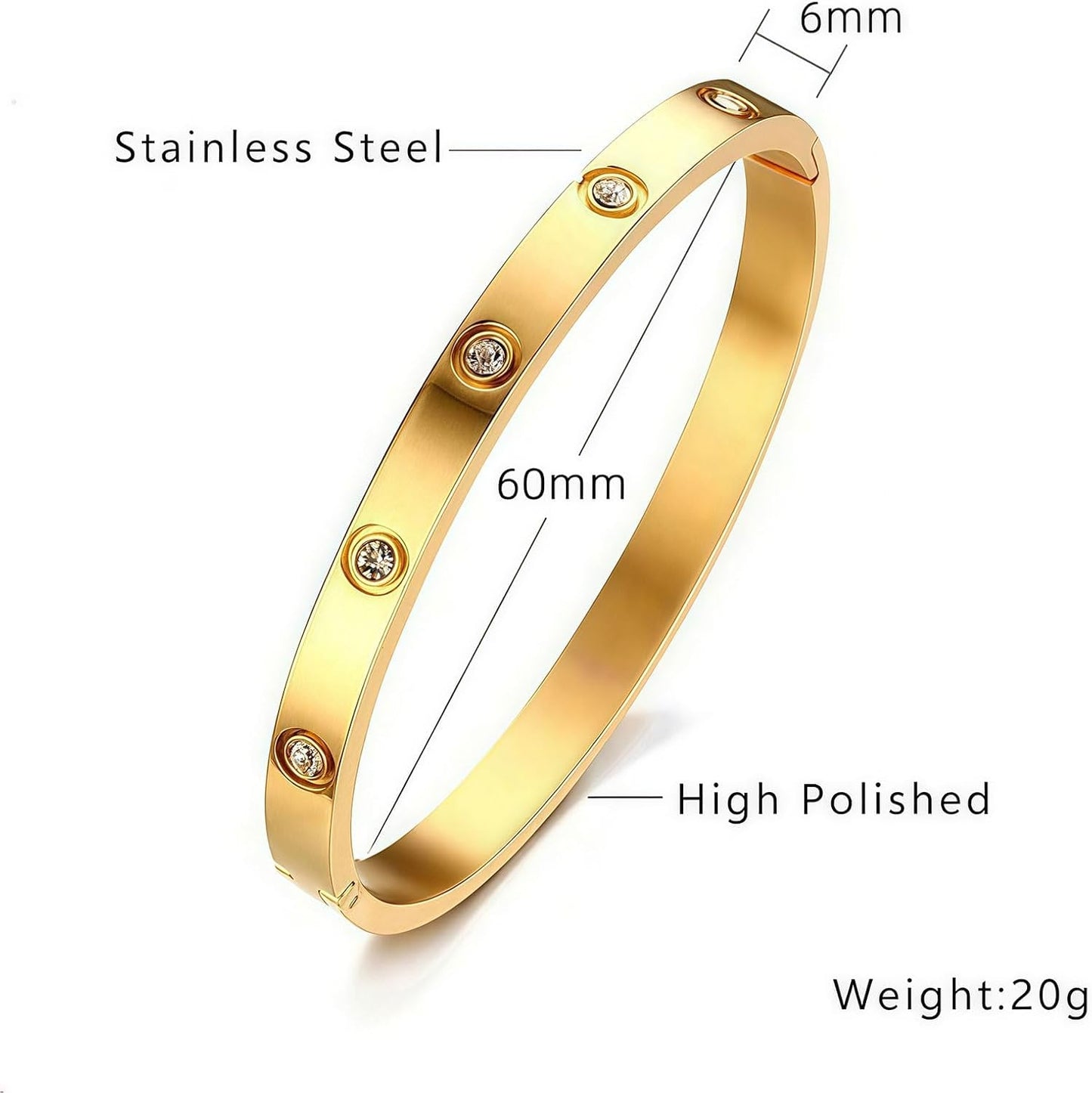 3 Pcs Four-Leaf Clover Jewelry for Women, 18K Gold Plated Stainless Steel Necklace, Bracelet Set, Gold Bracelet Cubic Zirconia Bangle, Clover Jewellery Set for Mother'S Day, Valentine'S Day