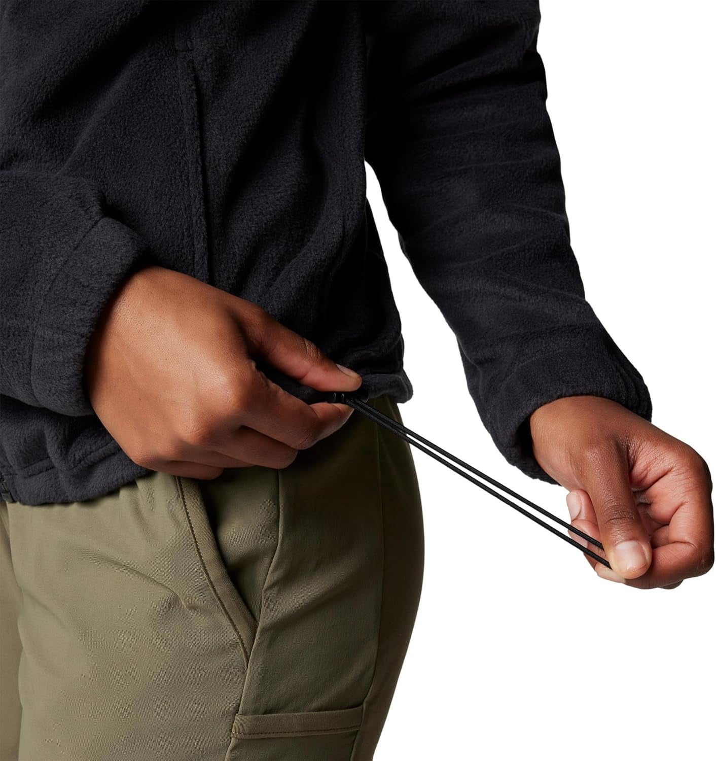 Back view of Columbia Benton Springs slim fit fleece