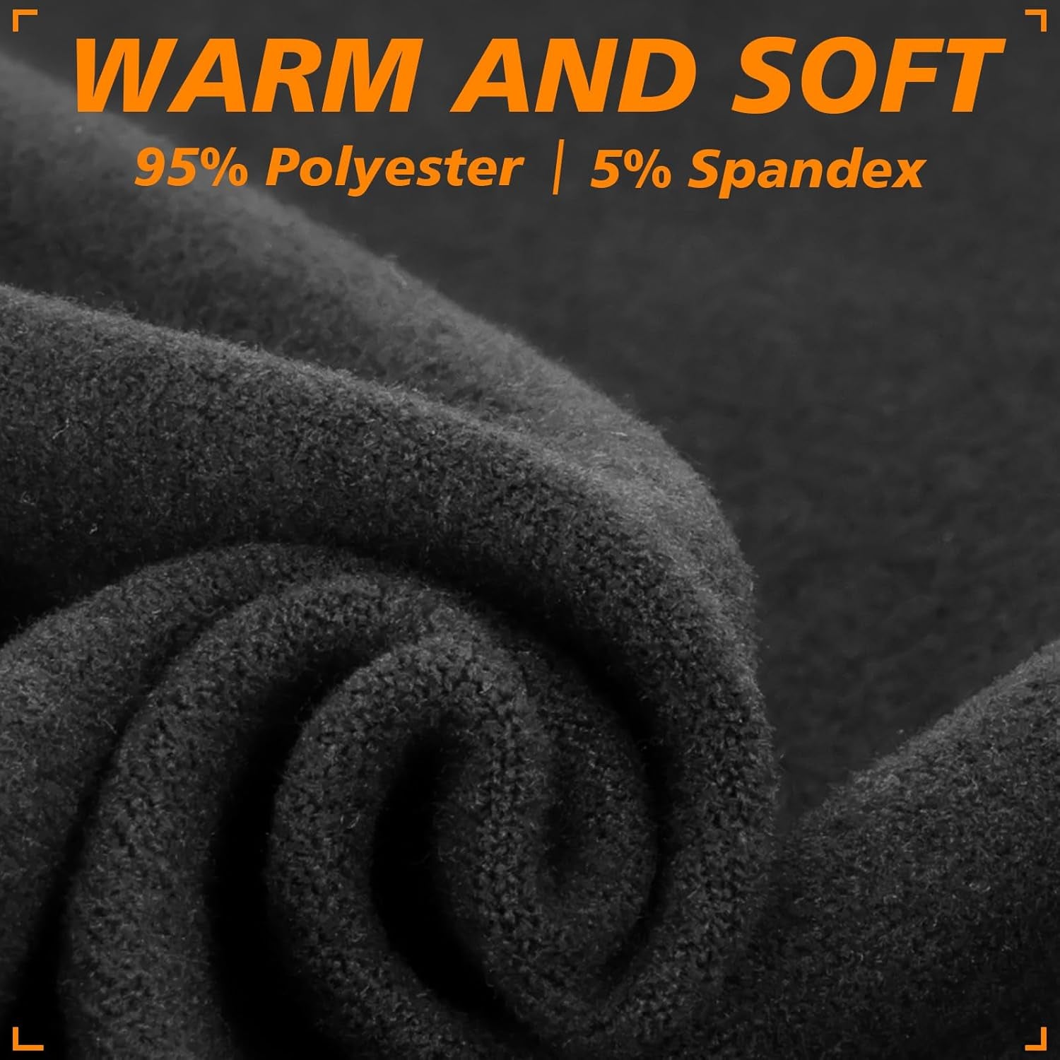 GXCROR Neck Warmer Winter Face Mask Fleece Neck Gaiter Ski Face Cover Cold Weather Scarf for Men & Women