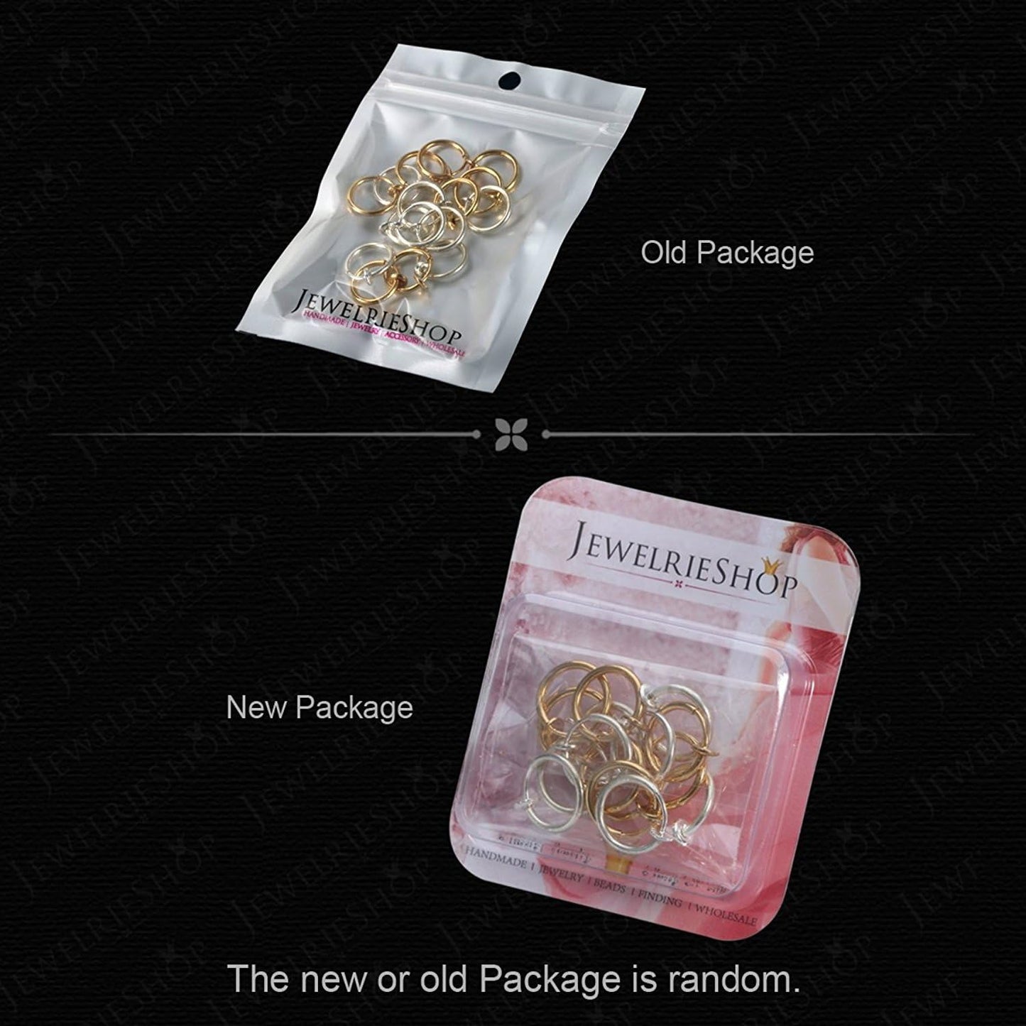 Jewelrieshop Nose Ring Hoop Clip on Fake Septum Non Piercing Spring Hoop Lip Ring Cartilage Earrings for Women (16 Pcs)