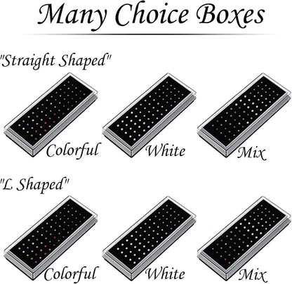 Cute Nose Rings for Women, Surgical Stainless Steel Nose Studs Women Men 20G Small Nose Rings Bone Studs, Hypoallergenic Real Nose Piercings Body Jewelry Bulk Unique Tiny