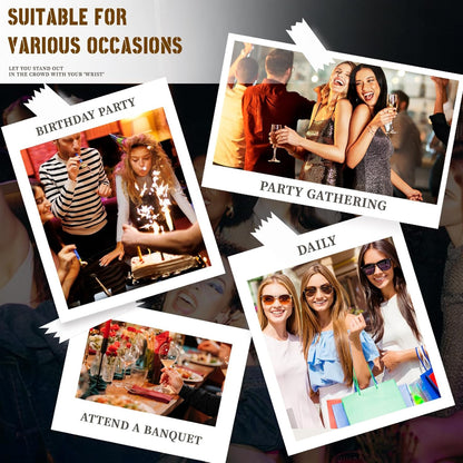 4PCS Women'S Stackable Floral Bracelets Set, 18K Gold Plated Clover & Tennis & Nail & Love Bangle Bracelets,Adjustable Trendy Jewelry, Gifts for Mother'S Day, Birthday Gifts for Girlfriend