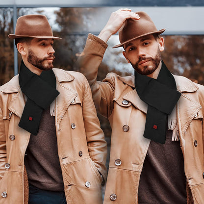 2024 Upgraded Heated Scarf for Men/Women Three Temp Settings with 5000Mah Power Bank