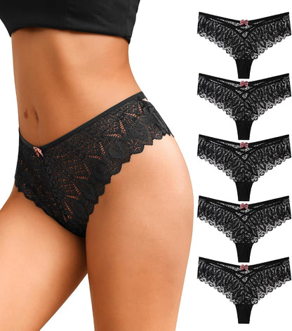 J-Pone sexy lingerie thongs with romantic lace details