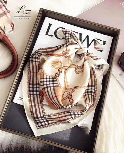 Satin Bandanas Head Scarf for Women Hair Scarves Accessories Lightweight Fashion Wrap Neck Silk Sleeping Headscarf