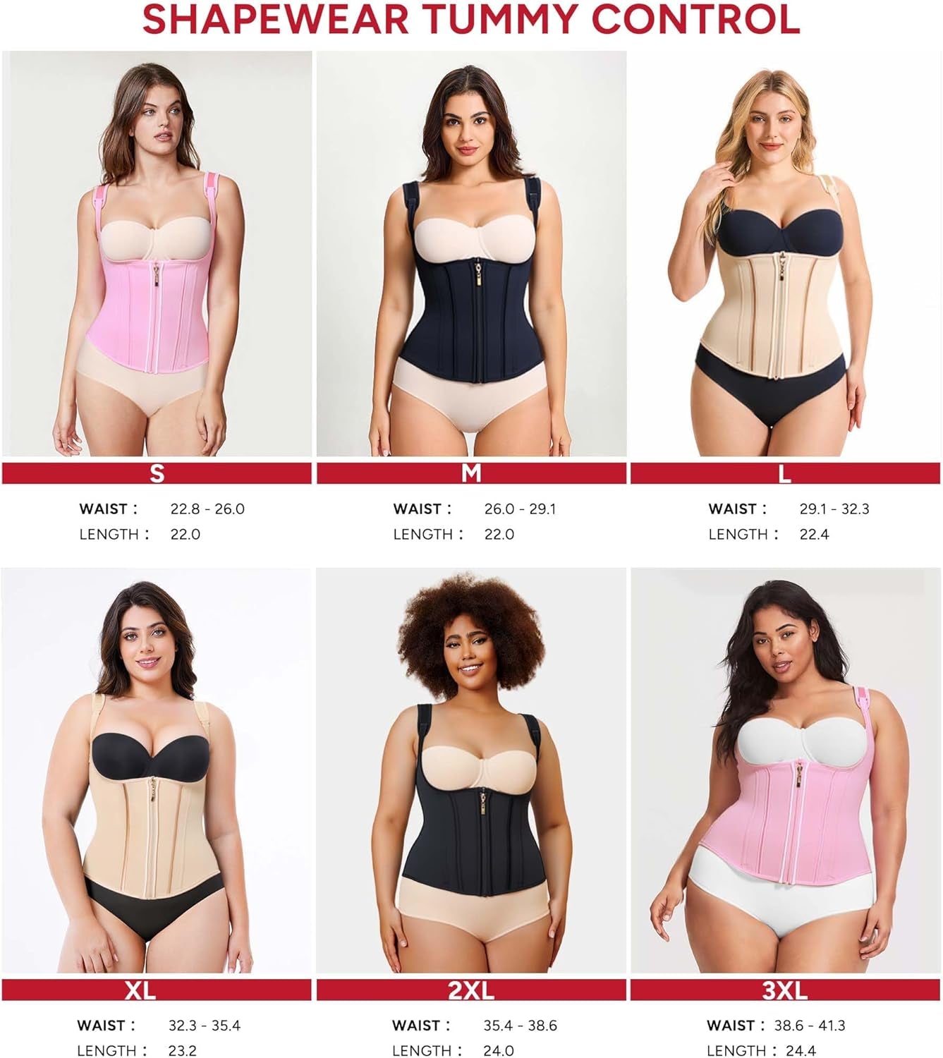 Nebility waist cincher with soft fabric and steel support
