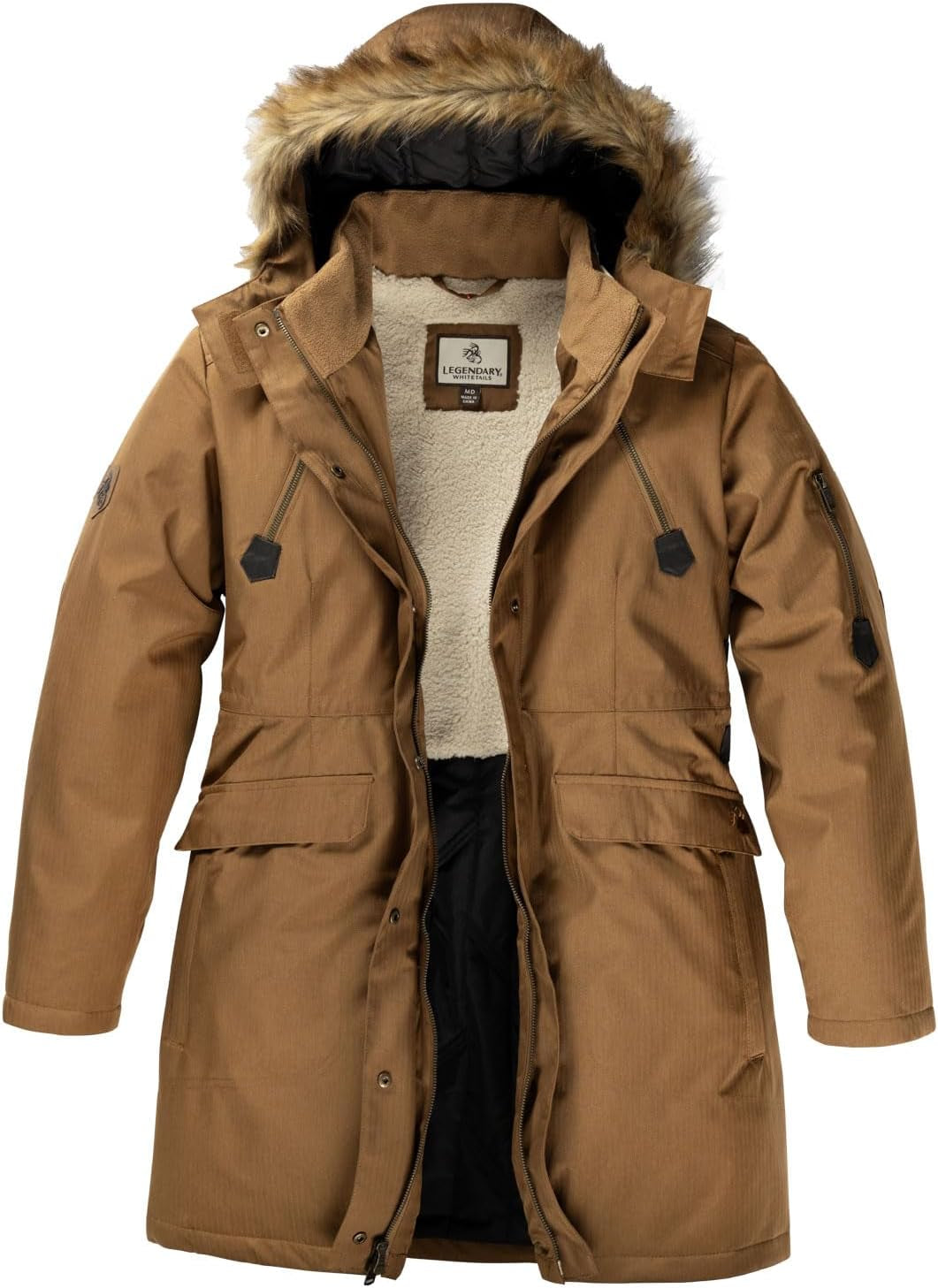 Legendary Whitetails Women'S Water Resistant Hooded Anorak Parka