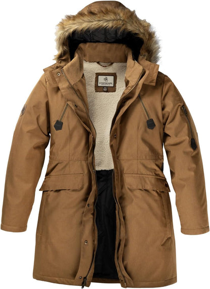 Legendary Whitetails Women'S Water Resistant Hooded Anorak Parka